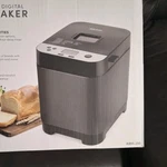 Aroma ABM-250 Stainless Steel Digital Bread Machine Silver/black 1-1.5 Lb, Timer. Fixed Price $121.26.
