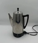 Presto Electric Coffee Percolator 12 Cup Model Stainless 0281105 Tested Works. Fixed Price $29.99.