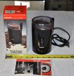 Vtg Krups 203A Black Fast Touch Coffee Spice Mill Grinder- Made France. Fixed Price $22.44.