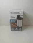 Black + Decker Easy Touch Coffee Grinder Stainless Steel. Fixed Price $16.99.