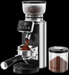 Neretva Conical Burr Coffee Grinder Silver & Black PE3676SU/UWH. Fixed Price $72.00.