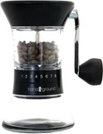 Handground Precision Manual Coffee Grinder: Conical Ceramic Burr Mill Black. Fixed Price $83.88.