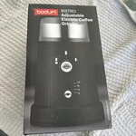 Open Box Bodum Bistro Adjustable Electric Blade Grinder (12041-01US) Black. Fixed Price $28.99.