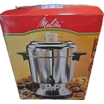 Melitta 45-CUP Steinless Steel Coffee Urn MEU45 Excellent. Fixed Price $121.49.