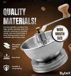 Stainless Steel Coffee Grinder Lid Attachment For Regular Mouth Mason Jars - .... Fixed Price $15.99.