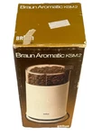 Vtg Braun Aromatic KSM2 Coffee/spice Grinder Made Soain Brand New. Fixed Price $49.00.