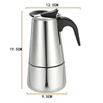 Stovetop Espresso Maker Stainless Steel Italian Coffee Machine Moka Pot Us. Fixed Price $32.12.