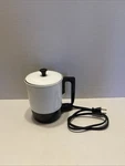 Vintage Hot Pot Haliant 4 Cup Electric Model 15/2306 White With Cord Working. Fixed Price $15.99.