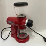 Kitchenaid KCG0702ER Burr Coffee Grinder Red - Tested No Box *read*. Fixed Price $225.00.