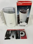 Krups Fast Touch Top Coffee Mill Grinder Type 203A 120V White Made France. Fixed Price $33.00.