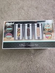 Parini Ceramic Kitchen Canister Set 3-PIECE Stainless Steel. Fixed Price $25.00.