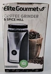 Elite Gourmet Coffee Grinder & Spice Mill ETS-9053 *never Used*. Fixed Price $24.88.