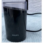 Krups F203 Black Coffee Mill Spice Bean Grinder Electric Ground One Touch. Fixed Price $8.99.