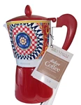Brandani 9 Cup Moka Pot Coffee Maker Multicolor Aluminum New With Tags. Fixed Price $44.99.