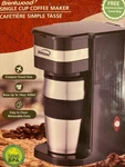 Brentwood TS113BK Portable Single-serve Coffee Brewer With 14OZ Travel Mug Black. Fixed Price $25.00.