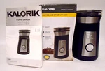 Kalorik Coffee And Spice Grinder #CG44047 /200W Black Stainless Steel F/ship. Fixed Price $39.95.