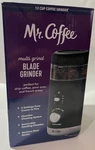 New Mr. Coffee 12-CUP Automatic Blade Mill Grinder With 5 Presets, BVMC-PBG77. Fixed Price $19.89.