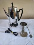 Vintage General Electric Automatic Percolator 4-10 Cup Coffee Pot A1CM30. Fixed Price $95.99.