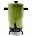 Vintage Empire Cup Coffee Percolator Avocado Green Model 2020-21. Fixed Price $24.99.