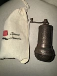 Bazaar Anatolia Pepper Mill Spice Grinder W/ Scoop Storage Bag *antique Copper*. Fixed Price $9.99.