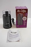 New Mr. Coffee Ids 57 Black Electric Bean Grinder Box. Fixed Price $14.95.