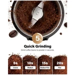 Electric Coffee Grinder With 2 Stainless Steel Bowls. Fixed Price $70.39.