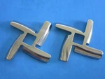 2-PACK Replacement Blades For Kitchenaid Ksmmga Meat Grinder. Fits Only. Fixed Price $15.75.