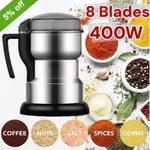 8 Blades Electric Coffee Grinder Grinding Milling Bean Spice Matt Blender 400W .. Fixed Price $15.98.