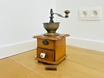 Antique Wooden Coffee Grinder Zassenhaus, Forged Steel Burrs, Germany, 1900S. Fixed Price $89.00.
