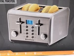 Nos Nib Toastmaster Digital 4 Slice Toaster Bagel Wide Defrost Reheat. Fixed Price $55.59.