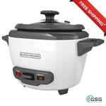 3-CUP Rice Cooker With Non-stick Pot & Steaming Basket Compact Easy To Use. Fixed Price $76.33.
