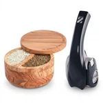 Dash Electric Cheese Shredder Black+ Salt & Pepper Divided Olivewood Cellar. Fixed Price $23.99.