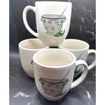 Farberware American Tradition Down Home Colander Design Coffee Mugs (4). Fixed Price $30.00.