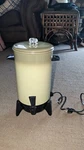 Vintage Colormode Avacado Green 22 Cup Electric Coffee Percolator C-9293-37 Nice. Fixed Price $59.99.