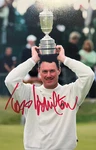 Hand Signed White Card Of Todd Hamilton, Golf Autograph. Fixed Price $80.60.
