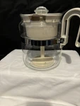 Vintage Gemco Glass Stovetop Coffee Pot Percolator 4-8 Cup Perk Usa Nos. Fixed Price $25.00.