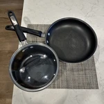 Cuisinart 7 Saucepan Non-stick With Lid And 10 Skillet. Fixed Price $25.00.