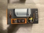 Krups Coffee Grinder, Fast-touch, 3OZ, 85G Bean Hopper Easy Stainless Steel. Fixed Price $20.00.