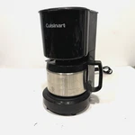 Cuisinart DCC-450BK Cup Coffeemaker Black Stainless Carafe Tested Working. Fixed Price $34.99.