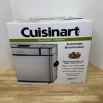 Cuisinart Automatic Bread Maker CBK-100 Compact Stainless Steel 2LB Programmable. Fixed Price $59.00.