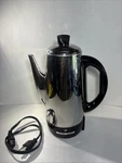 Hamilton Beach 40616 Electric Coffee Percolator 12 Cup Stainless Steel Excellent. Fixed Price $34.95.