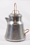 Vtg. Wear Ever Aluminum 3112 Percolator Coffee Pot With Copper Handles. Fixed Price $119.99.