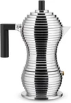 Alessi MDL02/3 Pulcina Cup Stovetop Espresso Maker Moka Pot Aluminum Black. Fixed Price $89.95.