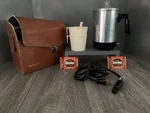 Vintage Koffeekit Percolator Coffee Maker Travel Case Bakelite Handle Sanka Pack. Fixed Price $20.97.