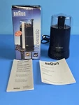 Vintage Braun Ksm 2 Aromatic Black Coffee Grinder Open Box Manual. Fixed Price $31.99.