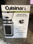 Cuisinart DBM-8 Supreme Burr Coffee Grinder Silver Stainless Steel 18 Cup. Fixed Price $49.99.