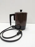 Vintage Haliant 4 Cup Electric Hot Pot Model 15/2306 Brown With Cord Working. Fixed Price $10.00.