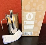 Alessi Lassus A407 Adagio Double Wall Press Filter Coffee Maker - New/italy. Fixed Price $194.95.