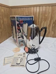 Vintage General Electric Automatic Percolator 4-10 Cup Coffee Pot A1CM30. Fixed Price $99.95.