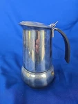 Vintage Gb Guido Bergna 'kitty' 6-CUP Moka Pot 18/10 Stainless Steel Italy. Fixed Price $33.50.